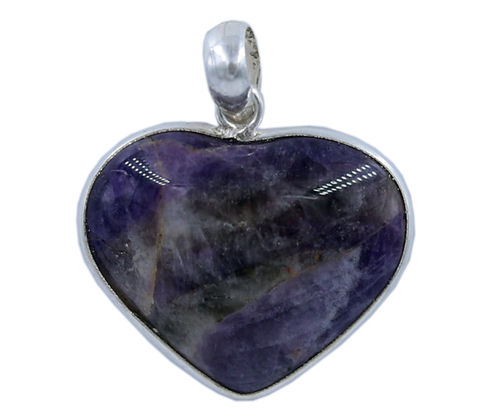 Amethyst 925 Silver Gemstone Pendant