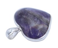 Amethyst 925 Silver Gemstone Pendant