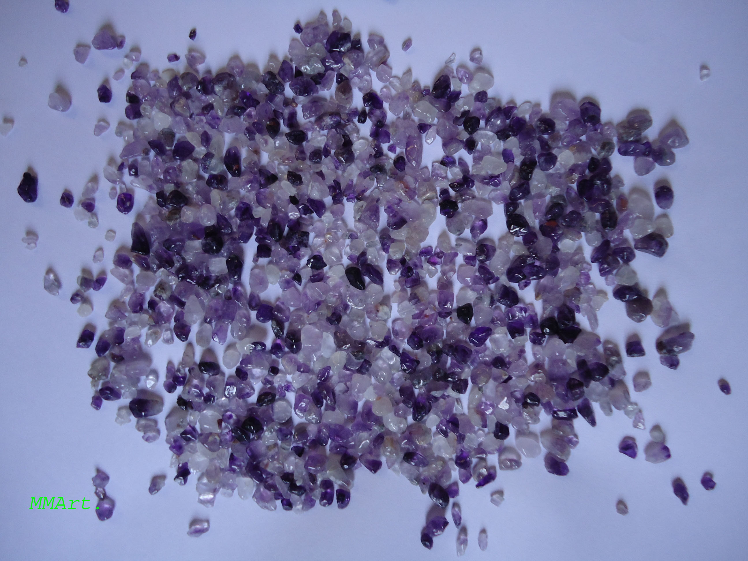 Polish Amethyst PEA Gravels amethyst raw gemstone amethyst gravels and pebbles