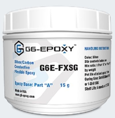 FLEXIBLE SILVER/GRAPHENE CONDUCTIVE EPOXY G6E-FXSG