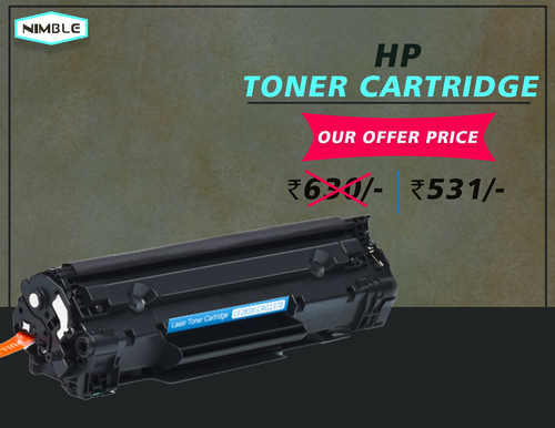 Black Hp Printer Toner Cartridge (Compatible)