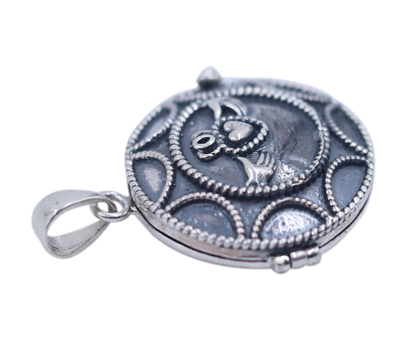 Round Designer 925 Silver Pendant