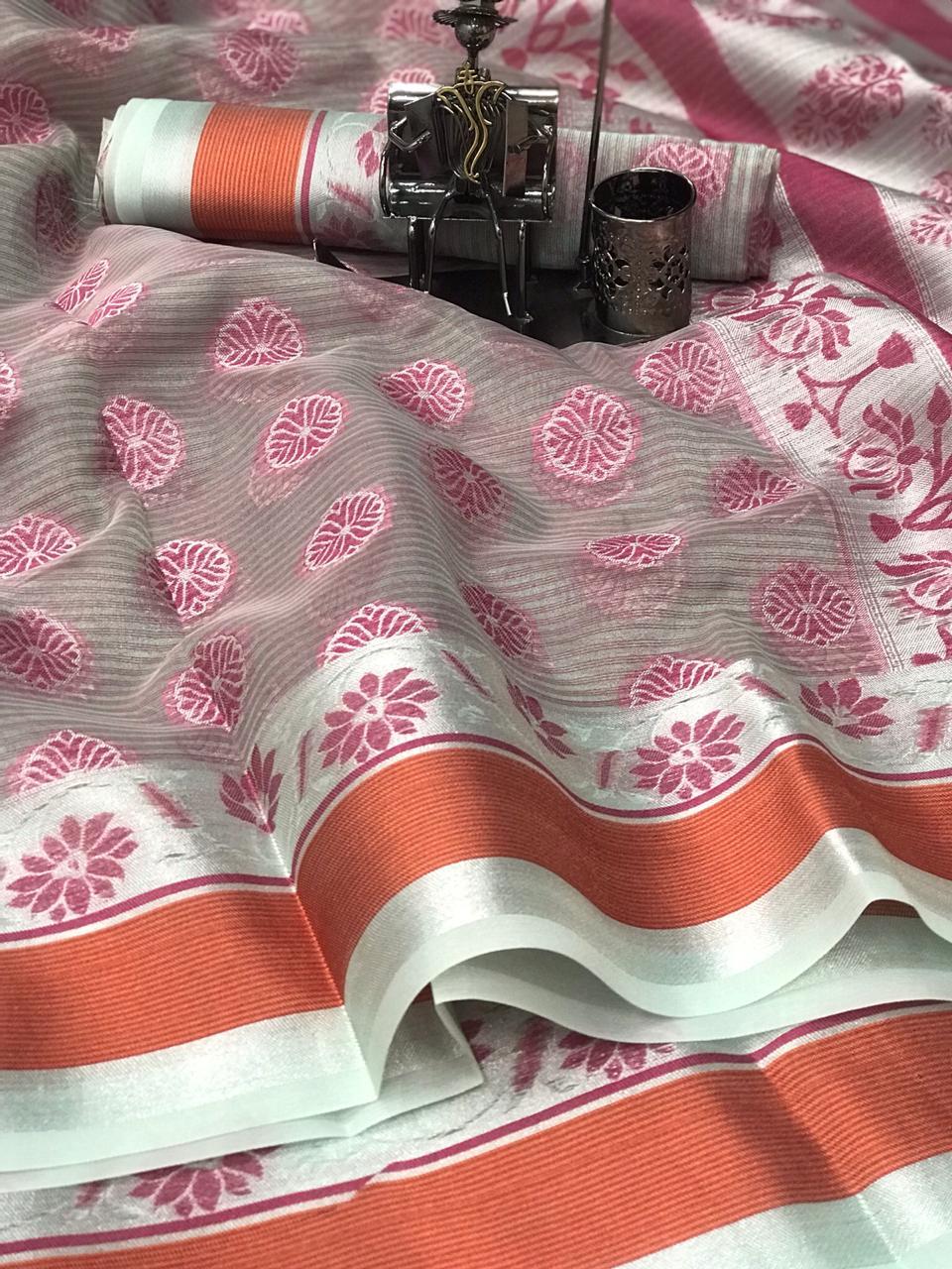 ORGENZA SILK SAREE