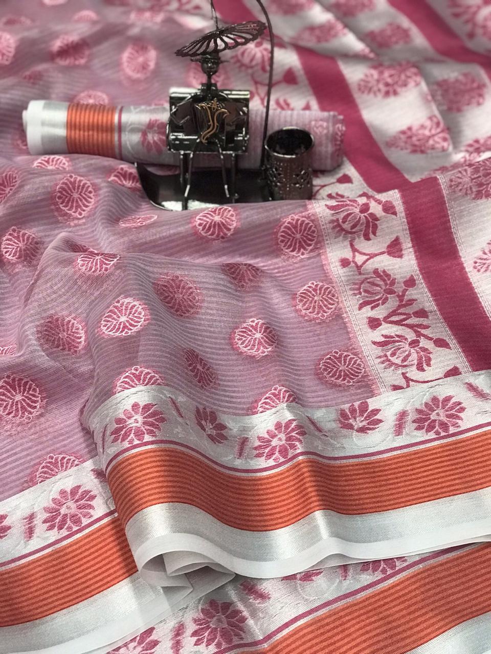 ORGENZA SILK SAREE
