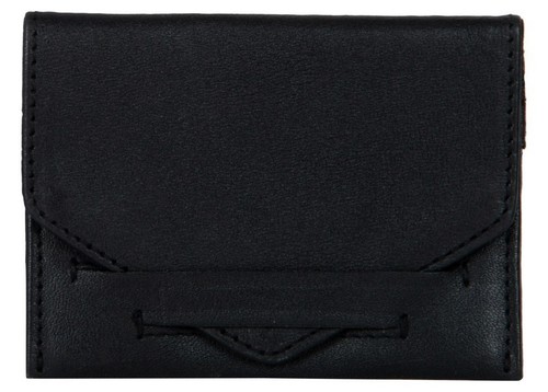 Leather Ladies Black Wallet