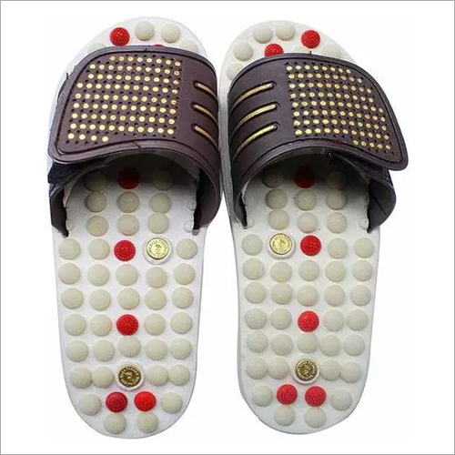 Acupressure Magnetic Slippper White Acupressure Magnetic Slippper White