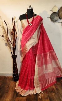 Raw silk weaving saree