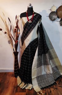 Raw silk weaving saree