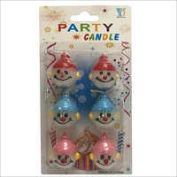 Wax Joker Shaped Candles - Wax, Various Sizes , Vibrant Colors For Birthdays And Celebratory Occasions