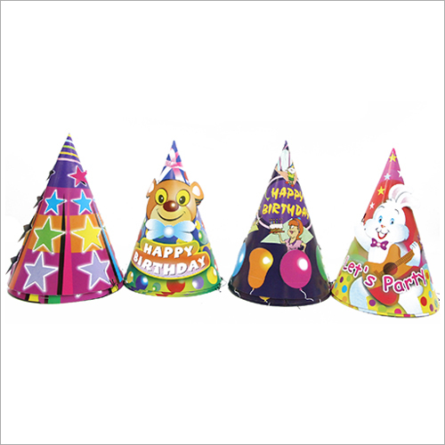 3D Party Cap - Colorful Variations for Birthday Celebrations | Ideal for Commercial Use, Fun and Festive