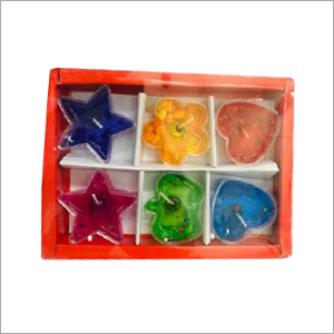 Party Decoration Gel Candle - Vibrant Colors Available Ideal for Birthdays and Parties
