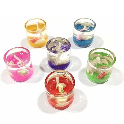 6 Sets Jelly Candle By ELONZ SALES COMPANY