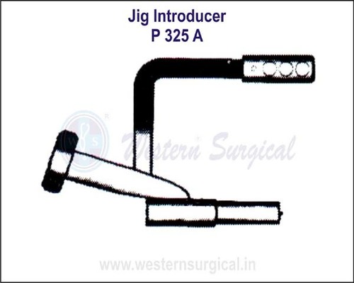 Lightweight Medical Jig Introducer - Color: Black/Metallic