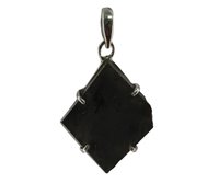 Shungite 925 Silver Gemstone Pendant