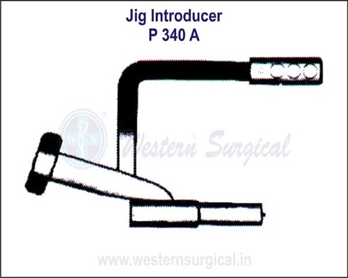 Lightweight Jig Introducer - Color: Black And Silver