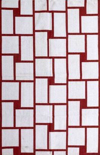 Floor Decorative Rug - Color: Red