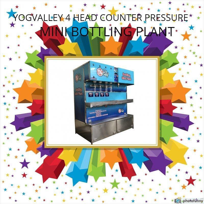 Counter Pressure 4 Head Carbonated(CSD) Mini Bottling Plant