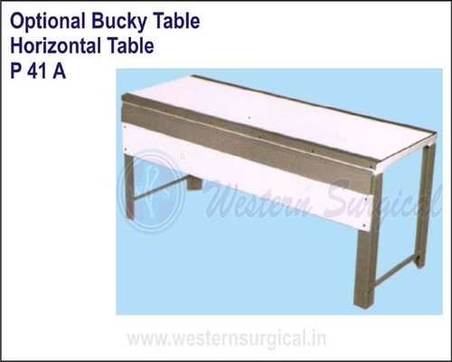 Optional Bucky Table Horizontal Table P 41 A