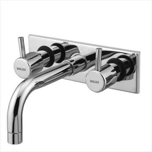 FLORA WALL MOUNTED BASIN MIXER WITH CONCEALED BODY