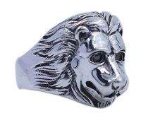 Lion Design 925 Silver Ring