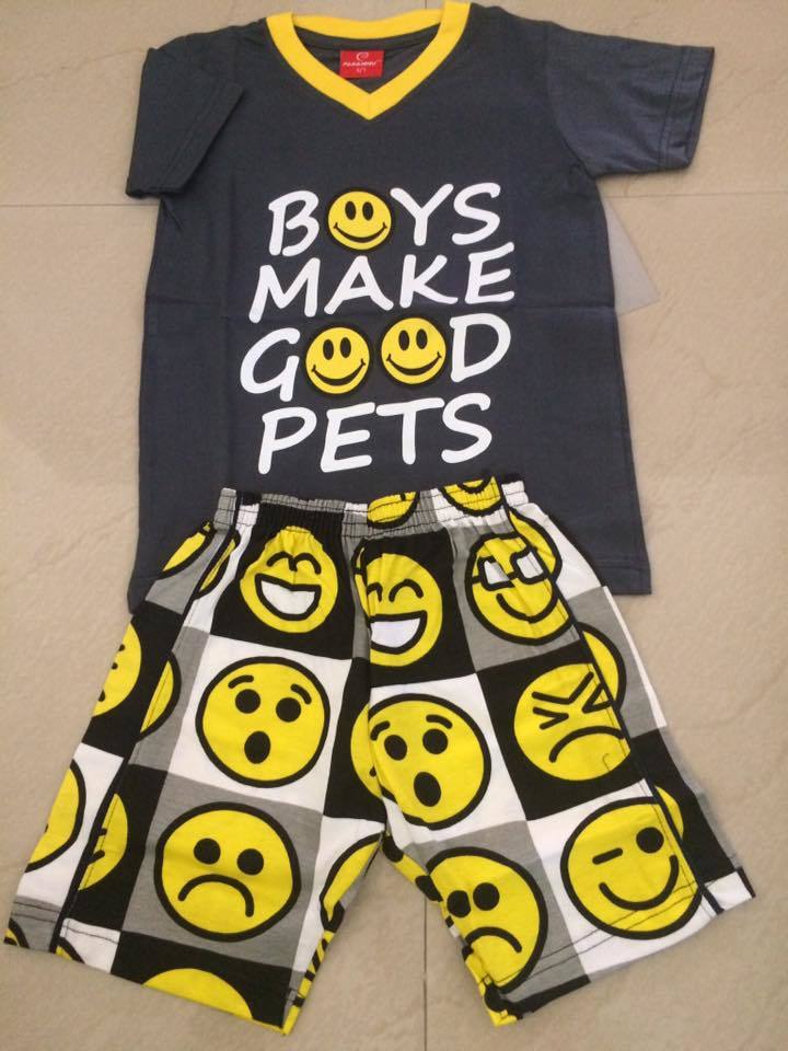 Boys dressing