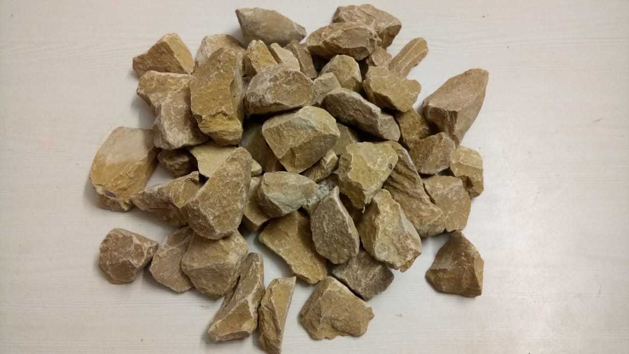 Yellow stone crushed Marble Aggregate And Lumps For Landscaping garden decoration