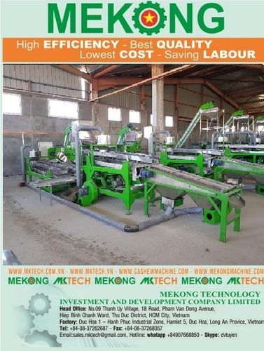 Automatic Cashew Shelling Line