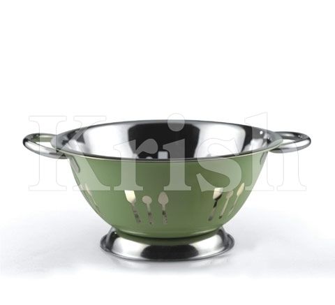 Colored Deep Colander - Cutlery Cutting