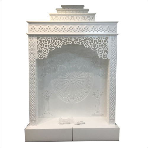 Solid Surface Corian Mandir Application: Residential