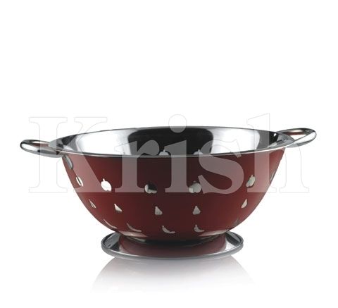 Colored Deep Colander - Fruit Cutting - Color: As Per Requirement