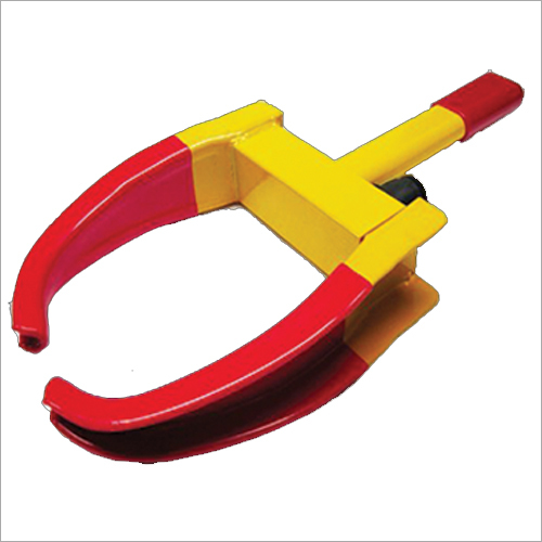 Yellow Red Anti Theft Car Wheel Tyre Lock By SAFETY WAGON AUTOMATION INDIA PRIVATE LIMITED