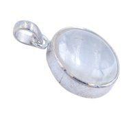 Rainbow Moonstone 925 Silver Gemstone Pendant