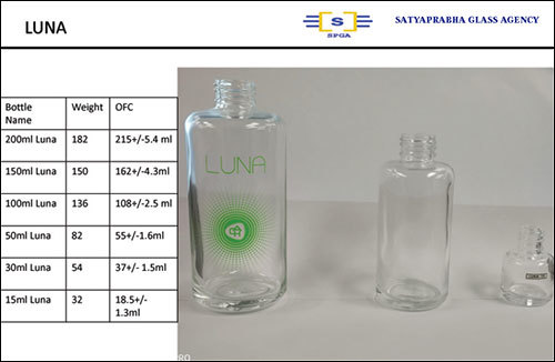 Luna Glass Perfume Bottle