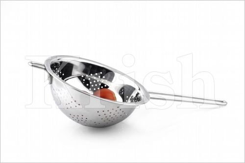 Regular Soup Strainer With Star Cutting - Color: As Per Requirement