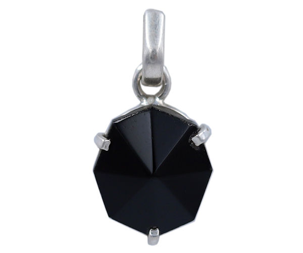 Black Onyx 925 Silver Gemstone Pendant