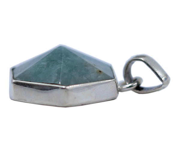 Aquamarine 925 Silver Gemstone Pendant