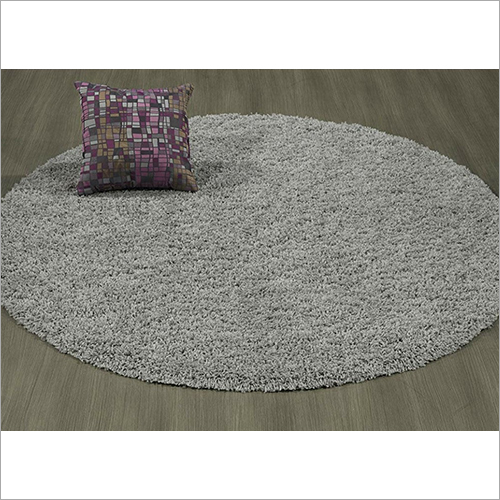 Traditional Soft Round Plain Carpet