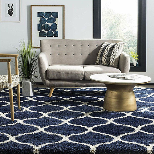 Geometric Design Acrylic Wool Soft Carpet Easy To Clean