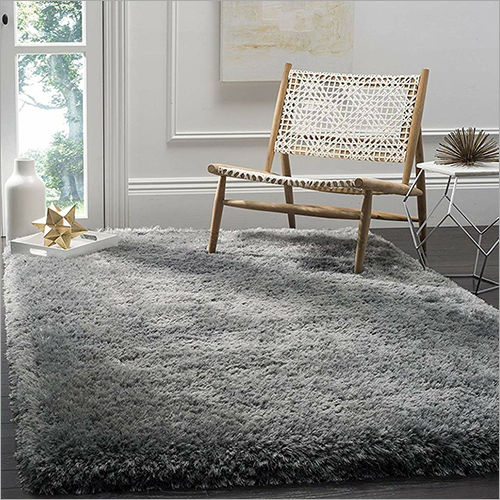 Solid Fur Living Room Carpet Easy To Clean