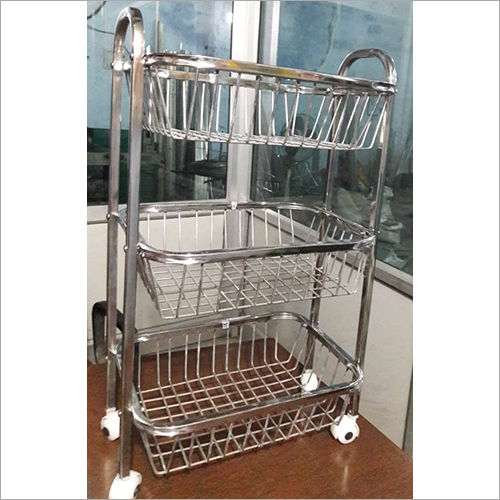 3 Tier Stainless Steel Vegetable Storage Rack