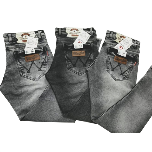 Mens Black Shaded Jeans