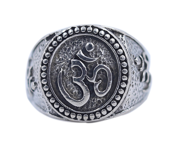 Om Designer 925 Silver Ring