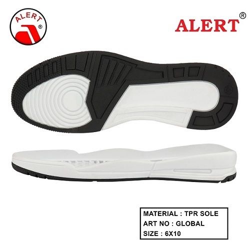 Tpr Shoe Sole - Color: Black & White