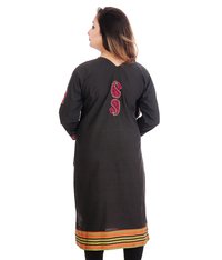 Cotton Straight Lucknowi Chikankari Kurti