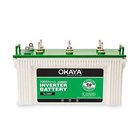 OKAYA 100Ah Tubular E-Rickshaw Battery