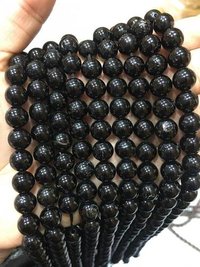 15 Inches Aaa Genuine Black Tourmaline Round Beads 8mm,tourmaline Beads