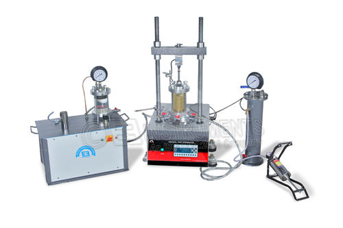 Digital Triaxial Shear Test Apparatus- For 38 mm Dia Specimen - For Cd Cc Cu Test