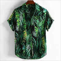 Green Mens Fancy Shirt