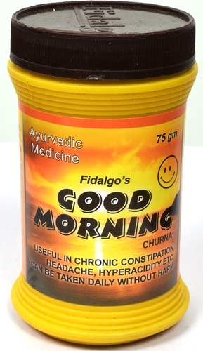 Good Morning Churna - Ayurvedic Powder in 75 gm Plastic Bottle | For Adults Clinical Usage for Digestive Health Problems Store in Cool and Dry Place
