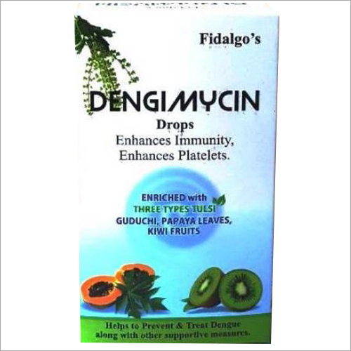 Dengimycin Drops - Liquid Medicine for Fatty and Alcoholic Liver Diseases | 30 ml Bottle, Clinical Usage for Adults, Improves Blood Circulation